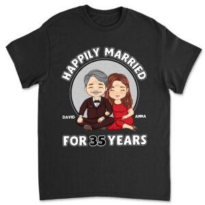Happily Married - Personalized Custom Classic T-shirt