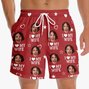 Classic Touch Beach Short Custom Photo You Have A Tropical Vibe  - Funny Personalized Custom Tropical Hawaiian Aloha Men Beach Shorts - Summer Vacation Gift, Birthday Party Gift For Husband