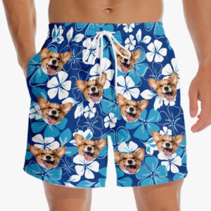 Lively Design Beach Short Custom Photo Every Seashell Has A Story - Dog & Cat Personalized Custom Tropical Hawaiian Aloha Men Beach Shorts - Summer Vacation Gift, Birthday Party Gift For Pet Owners, Pet Lovers