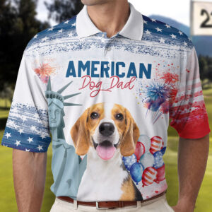 Made to Shine Polo Shirt America Pet Dad Pet Mom - Custom Photo Polo Shirt Set of 3