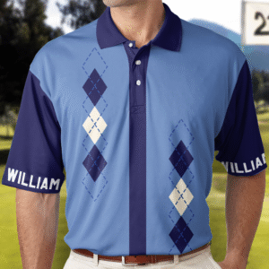 Made to Shine Polo Shirt Argyle Vintage Pattern Gift For Golf Lovers Dad Men Husband Gift - Custom Golf Shirt Set of 4