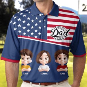 Today’s Treasure Polo Shirt Best Dad Ever - Personalized Polo Shirt Set of 4