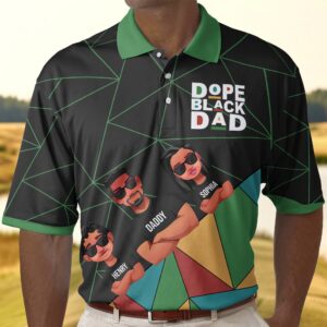 Today’s Treasure Polo Shirt Dope Black Dad - Personalized Polo Shirt Set of 10
