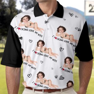 Today’s Treasure Polo Shirt I Love My Wife - Property Funny Gift For Husband - Personalized Photo Polo Shirt Set of 2