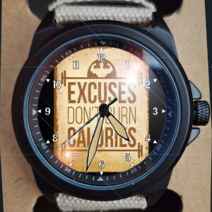 Retro Style Personalized Watch - Motivation Loose Fat Reminder Novelty Stealth Series Gift Wrist Watch