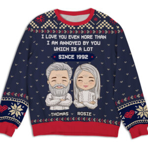 Annoy A Lot - Personalized Custom All-Over-Print Sweater