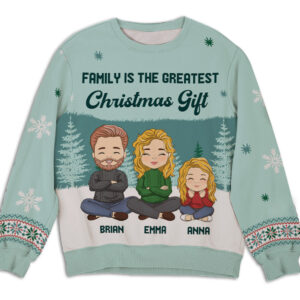 The Greatest Gift - Personalized Custom All-Over-Print Sweater