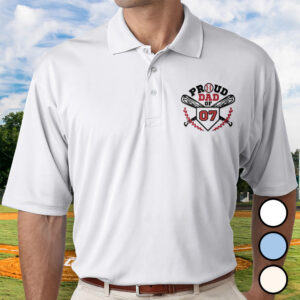 Made to Shine Polo Shirt Proud Dad Of Baseball Player Gift For Dad, Grandpa - Custom Polo Shirt Set of 3