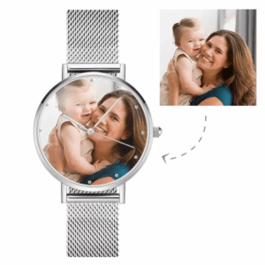 Attractive Color Personalized Watch-Unisex Couple Custom Photo Watch
