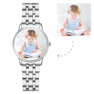 Custom Made Personalized Watch Set of 3 - Unisex Couple Custom Photo Watch