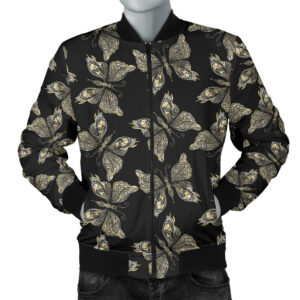 Beautiful Butterfly Pattern Men Bomber Jacket