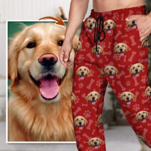 Custom Portrait Photos Dog Cat Sweatpants