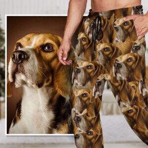 Portrait Photo Dog Cat For Men and Women's Sweatpants