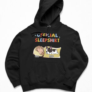 Sleeping Dog Sleepshirt - Personalized Custom Hoodie