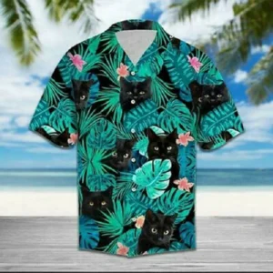 Cat Tropical 3D Hawaii Shirt